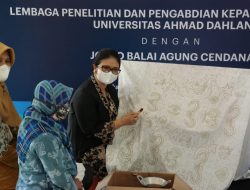 GKBRAA Paku Alam X, Buka Pelatihan Batik Tulis.