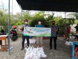 Satgas Covid 19 Kalurahan Bandung Gandeng Donatur Berikan Bansos Untuk Warga Isoman