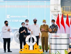 Jokowi Resmikan Pabrik Baja Dengan Teknologi Tinggi.