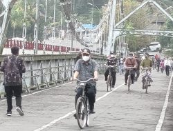 Pelestarian Prasasti Perjuangan Jembatan Bantar Kulonprogo.