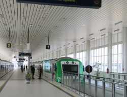 Wakil Bupati Kulon Progo Lakukan Uji Coba Naik KA Bandara.