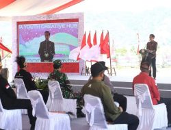 Ground breaking Papua Youth Creative Hub, Oleh Jokowi.