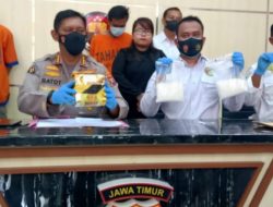 Pengedar Narkoba Jaringan Jakarta – Surabaya Diungkap Ditreskoba Polda Jatim.