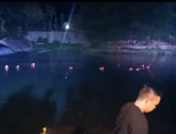 Bocah Tenggelam Di Dam Kiyaran Belum Ditemukan, Operasi SAR Lanjut Besok Pagi.