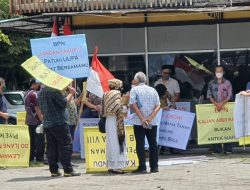 Tidak Sampai 5 Menit, Aksi Forpeta NKRI Bubarkan Diri Saat Hendak Demo Di Kantor BPN DIY.