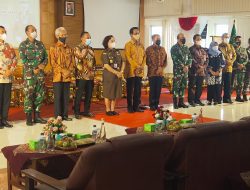 Sri Sultan Hamengku Buwono X Hadiri Pemberian Nama Gamelan Di Kejati DIY.