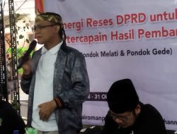 Reses Ketua DPRD Kota Bekasi Di Kampung Bojongtua Kec Jatimakmur,Kota Bekasi