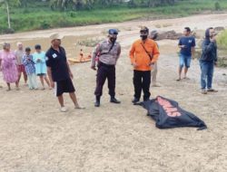 Warga Gari Yang Hanyut Di Sungai Oya Berhasil Ditemukan Oleh Tim SAR Gabungan.