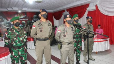 Kapolda Sulteng Ikuti Upacara HUT Brimob Ke 76, Dari Wilayah Operasi Madago Raya.