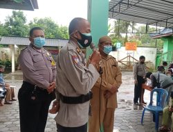 Gelar Vaksin Massal Polres Gunungkidul Bersama Polsek Patuk Untuk Warga Ngoro-oro