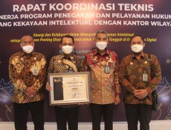 Kemenkumham Jateng Raih Penghargaan Terbaik Hal Pemberitaan Positif