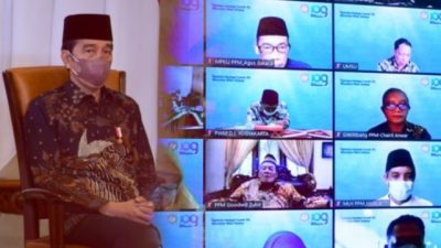 Jokowi Apresiasi Muhammadiyah Dalam Penanganan Pandemi Covid 19.
