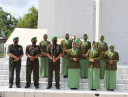 Peringati Hari Juang Kartika Ke 76, Dandim Palangka Raya Hadiri Ziarah ke TMP Sanaman Lampang