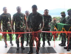 Panglima TNI Tinjau Pangkalan Kodam Kasuari dan Resmikan Ruang Fitness Simon Mansim.