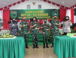 Syukuran HUT Kowad Ke-60 Di Kodam Kasuari,Tugas Kowad juga Penting Sama Dengan Prajurit Pria