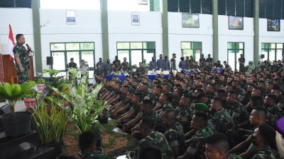 Kasad Jendral TNI Dudung Abdurachman Kunjungi Prajuritnya di Ujung Utara NKRI