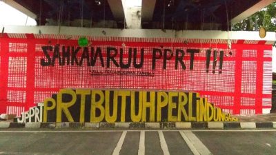 Tembok Panas Jembatan Kewek Yogyakarta, Kembali Desak Pengesahan RUU PPRT.