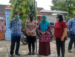 Kapolsek Berbah Tinjau Kegiatan Vaksinasi Anak Usia 6-11 di Kapanewon Berbah