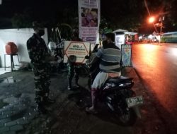 Patroli Anggota Koramil 10/Batang Perketat PPKM