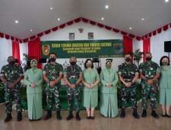 Pangdam Kasuari Pimpin Acara Tradisi dan Laporan Korps Kasdam Kasuari