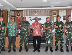 Pangdam Kasuari Audiensi dan Diskusi Dengan Gubernur Papua Barat
