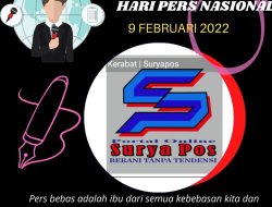 Selamat Hari Pers Nasional 9 Februari 2022