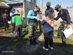 Dandim 1615/Lotim Instruksikan Jajarannya Back Up Pemda Cegah PMK Pada Hewan