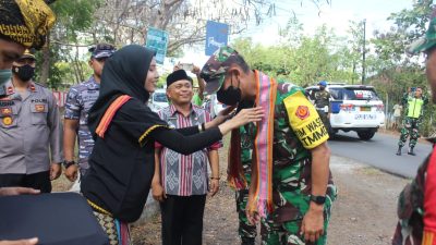 Tim Wasev Mabes TNI AD Tinjau Lokasi TMMD Kodim 1615/Lotim di Ekas Buana