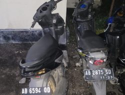 Tiga Sepeda Motor Terlibat Kecelakaan Di Ruas Jalan Wonosari Yogyakarta