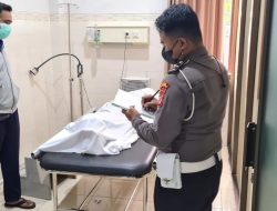 Seorang Pemuda Meregang Nyawa Akibat Mengalami Kecelakaan Tunggal
