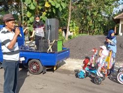 Karang Taruna Padukuhan Bandung Gelar Lomba Dan Pawai Sepeda Hias Dalam Rangka Menyambut HUT RI Ke-77