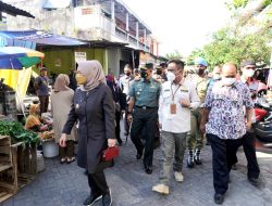 Dandim 0726/Sukoharjo Dampingi Bupati Sukoharjo Sidak Pasar Tawangsari, Cek Kebutuhan Masyarakat