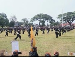 Ratusan Warga PSHT Cabang Bantul Ikut Kirab Budaya