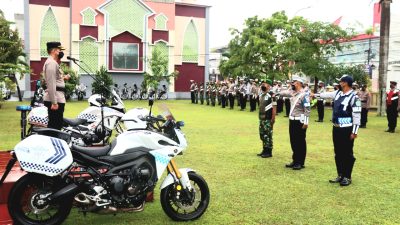 AKBP Edy Bagus Sumantri Pimpin Apel Gelar Pasukan Operasi Zebra Progo 2022 Polres Gunungkidul