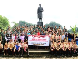 Tanam 100 Pohon, Kodim 0730/Gunungkidul Gelar Karya Bakti TNI Dalam Rangka Peringati HUT TNI Ke-77