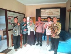 Mapolsek Playen Menerima Kunjungan Dari PPK Kapanewon Playen, Gunungkidul