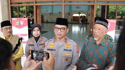Safari Shalat Jumat Kapolda DIY di Masjid Agung Kulonprogo