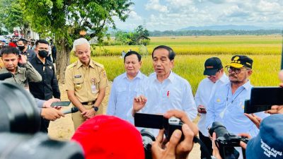 Mentan SYL Dampingi Presiden Memulai Panen Raya Nusantara dari Kebumen
