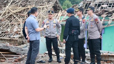 Kapolda Jateng Tinjau Lokasi Ledakan Mercon di Kecamatan Kaliangkrik, Kabupaten Magelang