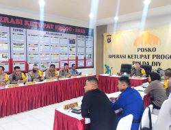 Memasuki Hari Ke-8 Operasi Ketupat Progo 2023, Polda DIY Lakukan Evaluasi
