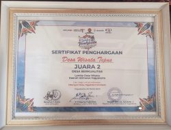 Raih Juara 2, Madani Dewi Kampus Dalam Lomba Desa Wisata Jogja dari Atourin Bersama BPR MSA