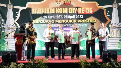 Kasrem 072/Pamungkas Hadiri Peringatan Hari Jadi KONI DIY Ke-56