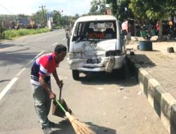 Kecelakaan di Ringroad Tegalsari Siraman, Pengemudi Suzuki Carry Dilarikan ke Rumah Sakit