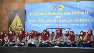 Bupati Sleman Hadiri Kegiatan Evaluasi Kalurahan Inovatif dan Desa Binaan Keluarga Sakinah