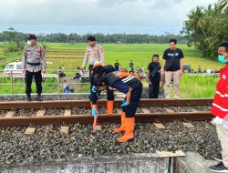 Tragis, Lansia Meregang Nyawa Usai Tertabrak di Lintasan Kereta Api Tonobakal, Kokap, Kulonprogo