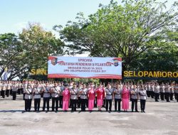 Polda DIY Lantik 128 Bintara Remaja dalam Upacara Pelantikan Bintara Polri Gelombang I T.A 2023