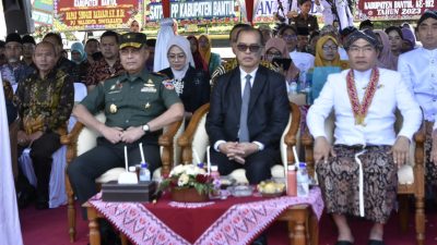 Upacara Peringatan Hari Jadi ke-192 Kabupaten Bantul Tahun 2023 Dihadiri Danrem 072/Pamungkas