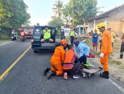 Terlibat Kecelakaan di Jalan Umum Wonosari-Yogyakarta, Dua Orang Korban Dilarikan ke Rumah Sakit