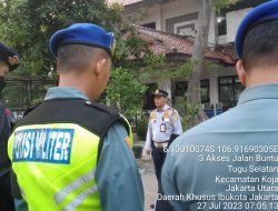 Operasi Lintas Jaya Gabungan 3 Pilar di Kawasan Jakarta Utara