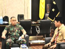 Danrem 072/Pamungkas Terima Audiensi Kwarda Gerakan Pramuka Provinsi DIY
